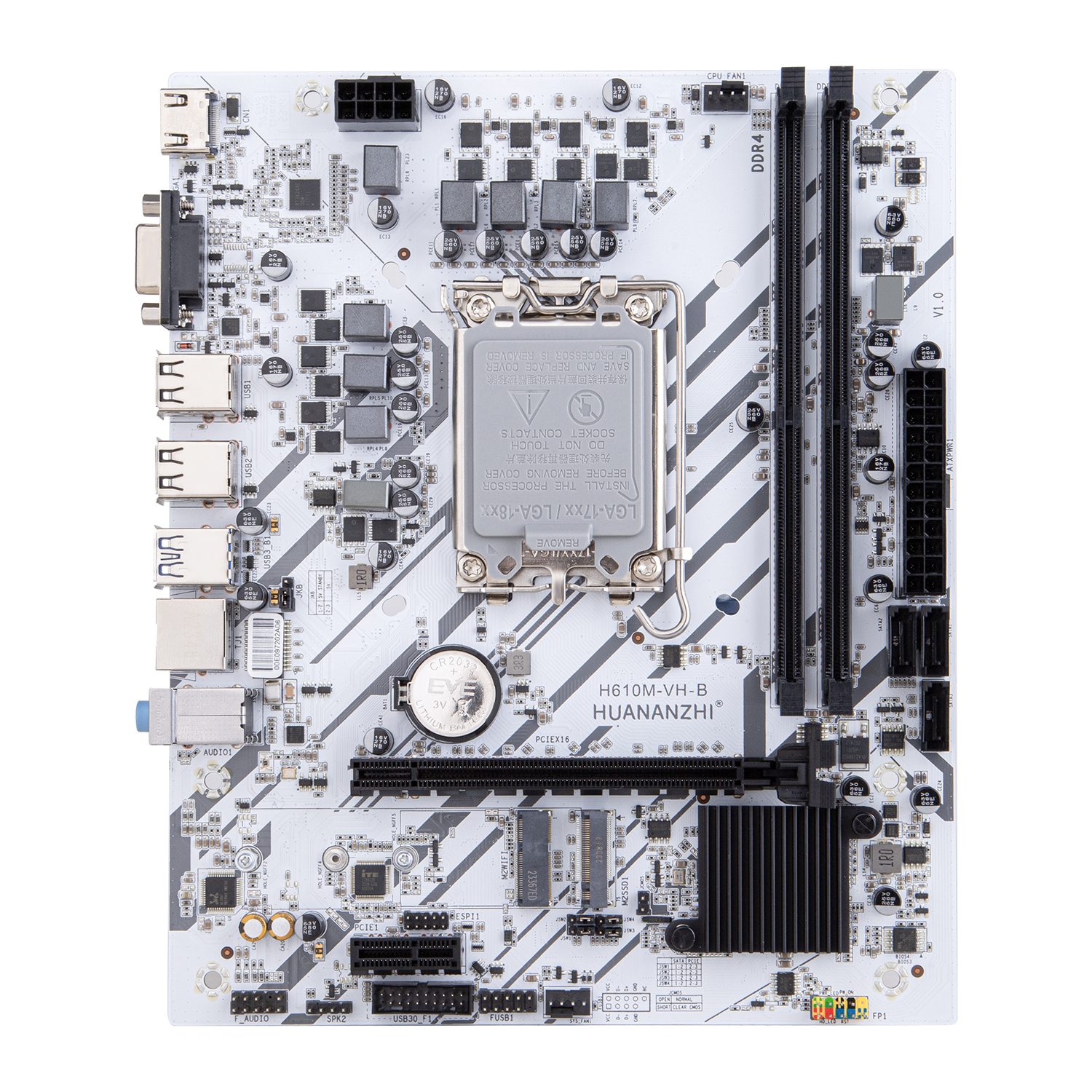 Mainboard Huananzhi H610M-VH-A - Trắng