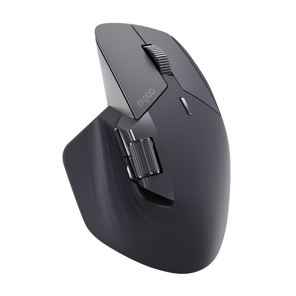  Chuột văn phòng Rapoo MT760 | 3 mode, 4000 DPI, 108g, Đen 