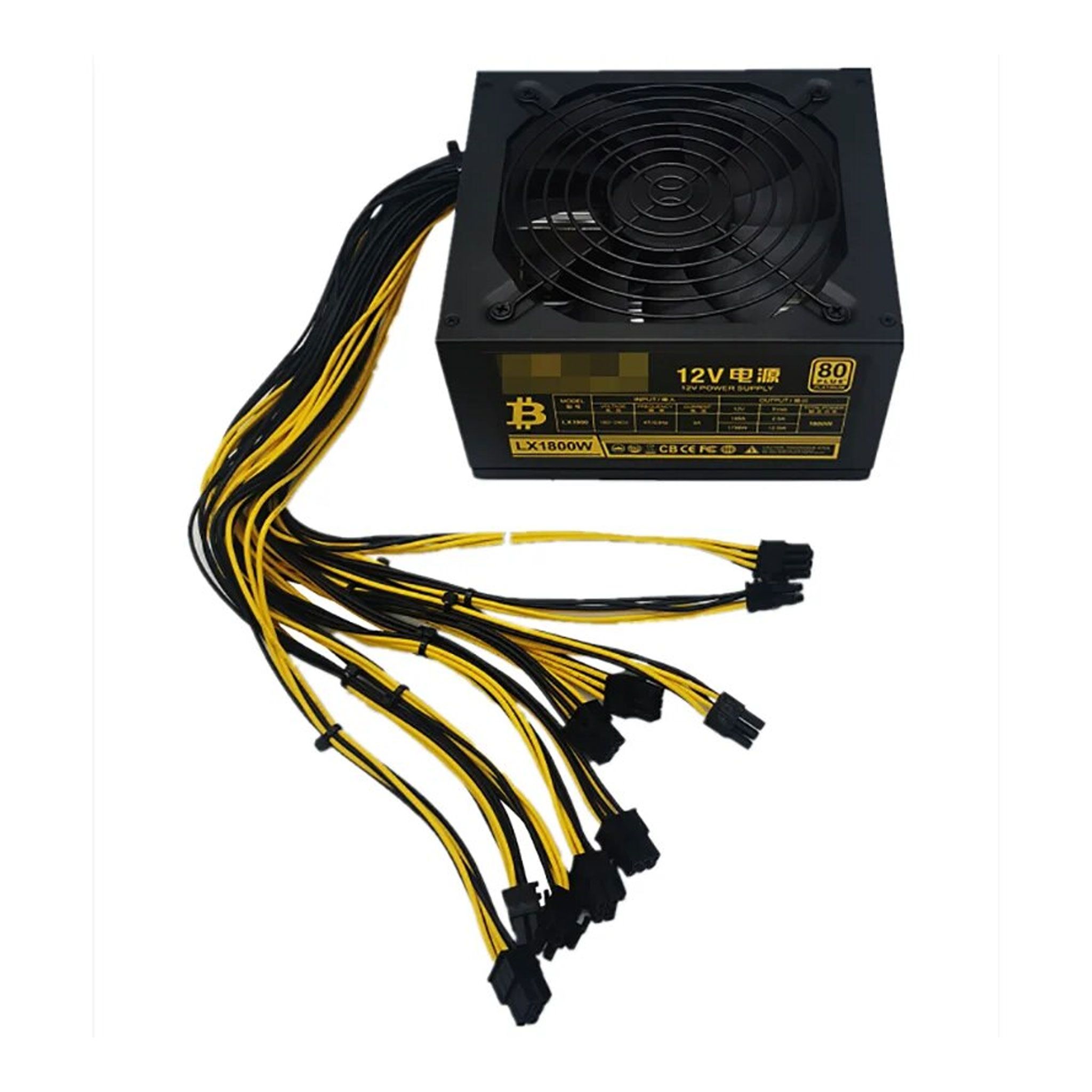 Nguồn Bitcoin LX1800W | 1800W, 80 Plus