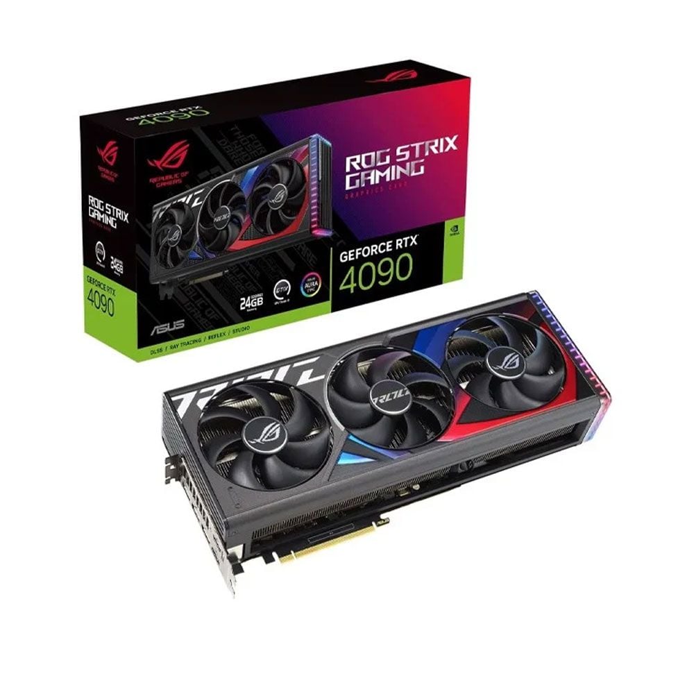 VGA Asus RTX 4090 ROG Strix 24GB GDDR6X (ROG-STRIX-RTX4090-O24G-GAMING)