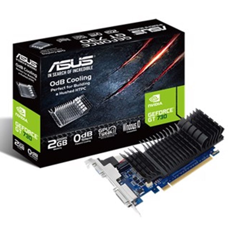 Card màn hình VGA ASUS GeForce GT 730 2GB DDR5 (GT 730-SL-2GBD5-BRK)