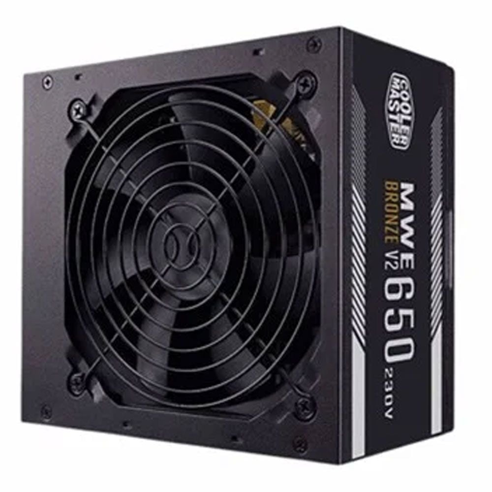 Nguồn Cooler Master 650W MWE 650 V2 230V 80 Plus Bronze (MPE-6501-ACABW-B)