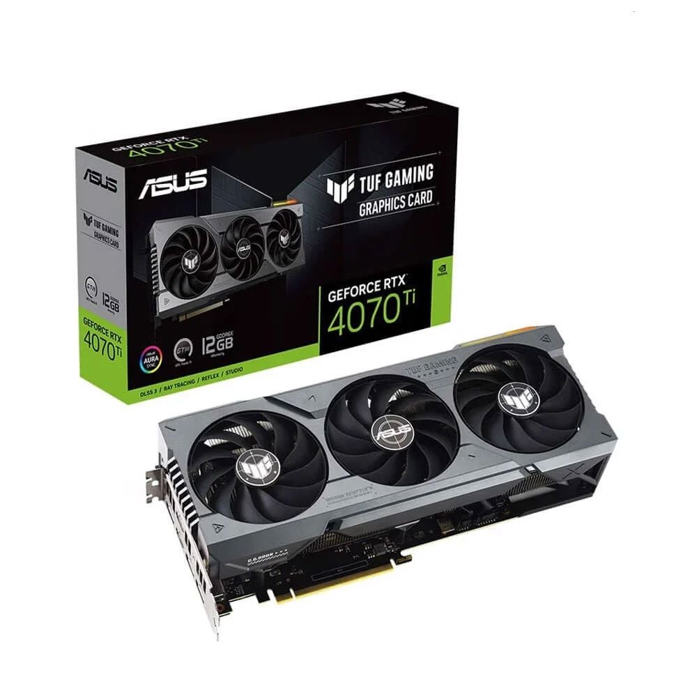 Card màn hình VGA Asus RTX4070TI TUF Gaming 12G GDDR6X 3 Fan (TUF-RTX4070TI-12G-GAMING)