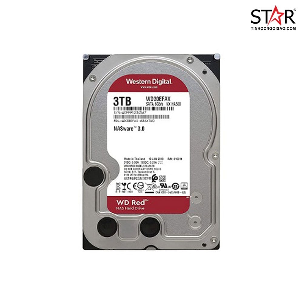 Ổ Cứng HDD 3TB Western Digital Red Sata