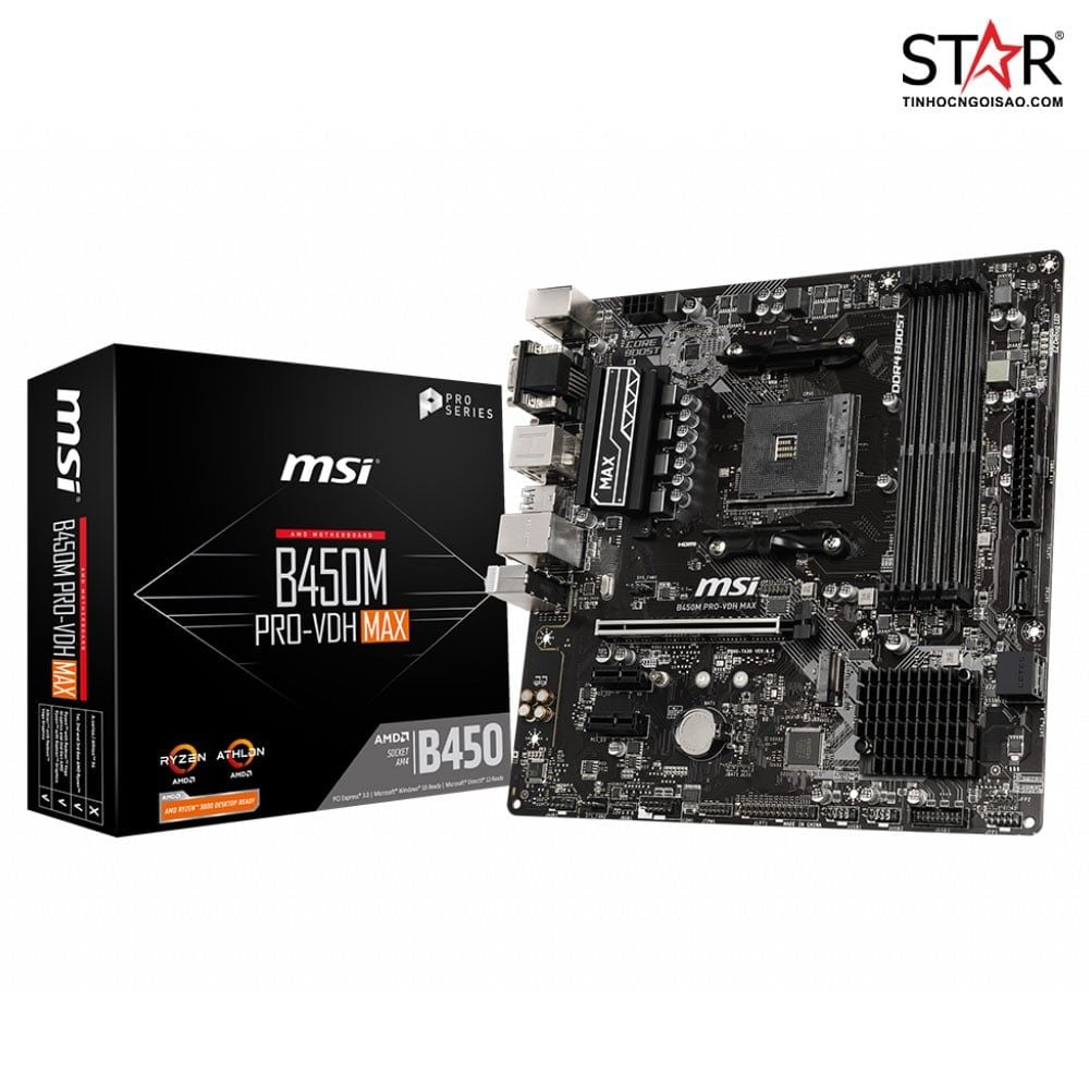 Mainboard MSI B450M Pro-VDH Max