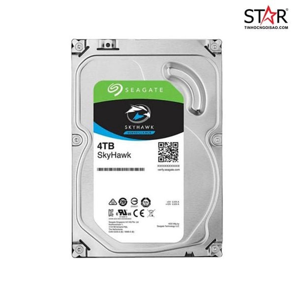  Ổ cứng HDD Seagate SkyHawk 4TB | SATA III, 3.5" (ST4000VX016) 
