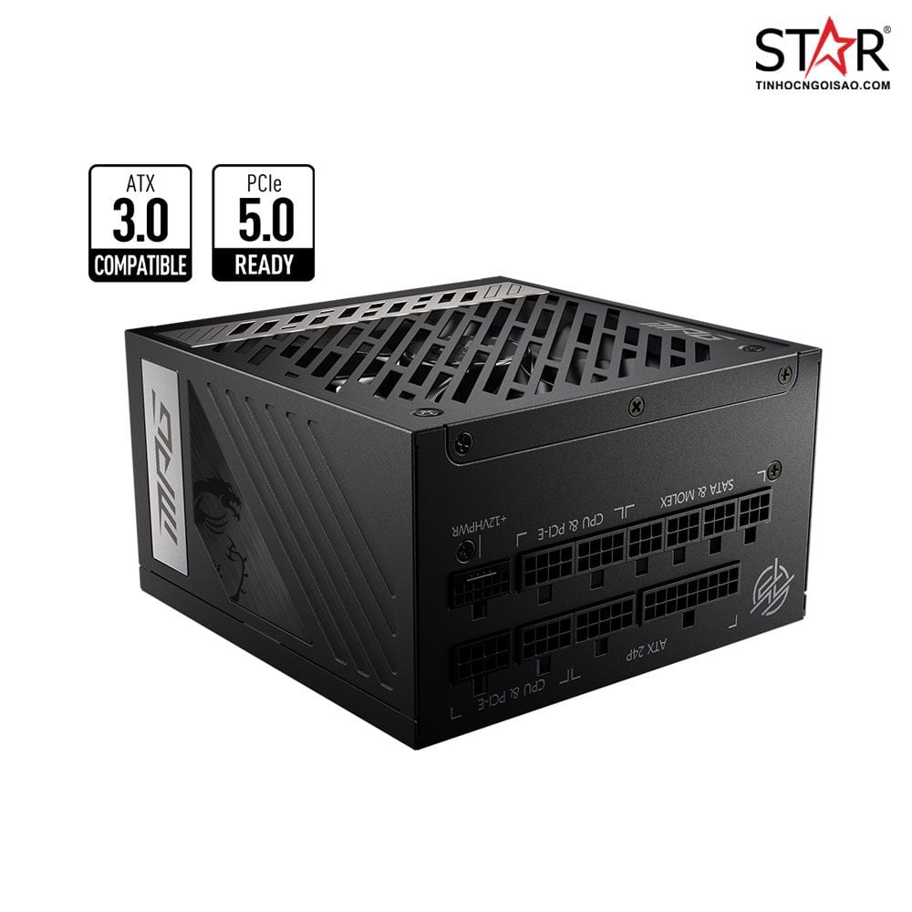 Nguồn MSI MPG A1000G PCIE5 80 Plus Gold Full Module