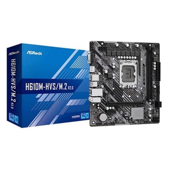  Mainboard ASRock H610M-HVS/M.2 DDR4 | LGA 1700, mATX, 2 khe RAM 