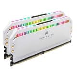  Ram PC Corsair Dominator Platinum RGB Ver 5.38 16GB DDR4 3200MHz (CMT16GX4M2C3200C16W) (2x8GB, white) 