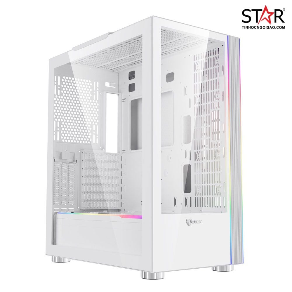 Case Jetek Squid Game - Z5 (Màu Trắng, Kèm dãy led RGB, No Fan)