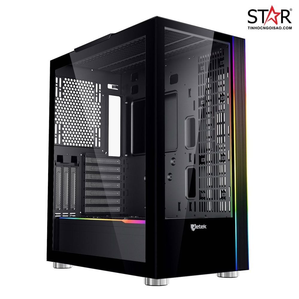 Case Jetek Squid Game - Z5 (Đen ; Kèm dãy led RGB; No Fan)