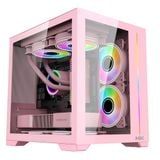  Thùng máy MIK LV12 MINI ELITE - Pink 