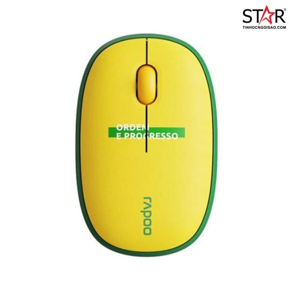  Chuột văn phòng Rapoo M650 Silent | Bluetooth 5.0, 1600 DPI, 60g, Vàng 
