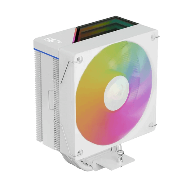  Tản nhiệt khí Leopard KF420E Digital White | ARGB Display, Trắng 