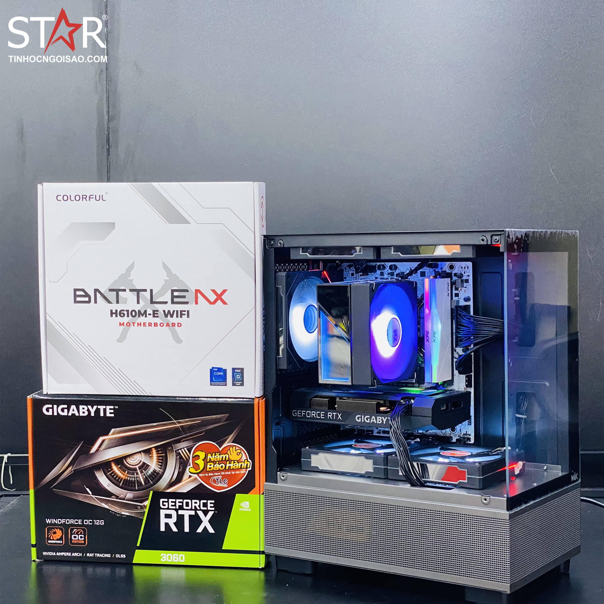 PC Gaming STAR CHICKEN AETHER  | I5 12400F, RTX 3060