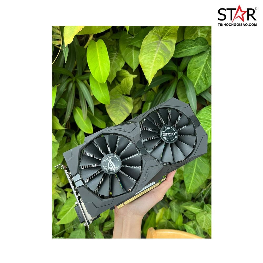 Card màn hình VGA ASUS GTX 1050Ti Strix Gaming 4G 2 Fan Cũ