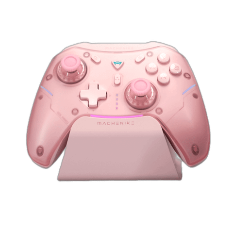 Tay Game Không Dây Machenike G5 Pro Max Set; Three-Mode; Pink .