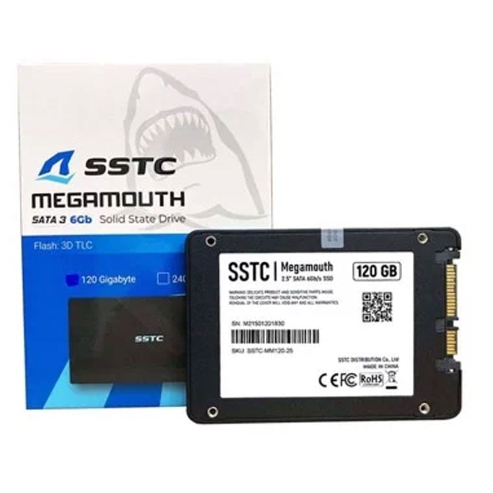 Ổ Cứng SSD 120GB SSTC Megamouth Sata III (SSTC-MM120-25)