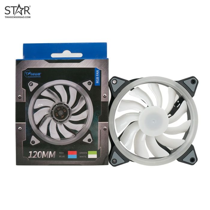 Fan Case 12 RGB 12cm màu trắng