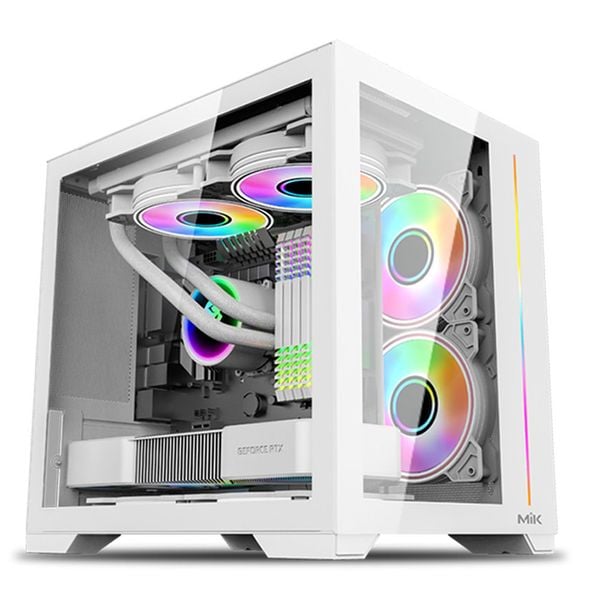  Thùng máy MIK LV12 MINI ELITE - White 