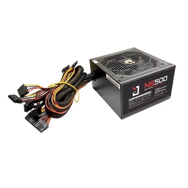  Nguồn máy tính Jetek NS500W Có Dây | Non Modular, ATX 