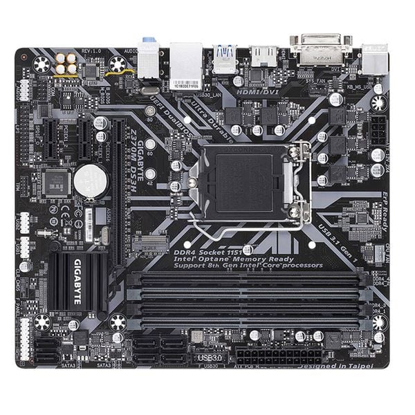  Mainboard Gigabyte Z370M DS3H DDR4 Cũ | LGA 1151, mATX, 4 khe RAM 