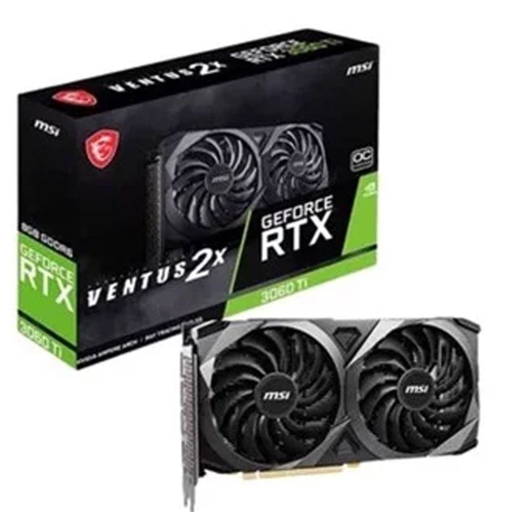 VGA MSI RTX 3060 Ti 8GB GDDR6 Ventus X2 OCV1 LHR (GeForce RTX ™ 3060 Ti VENTUS 2X 8GB OCV1 LHR)