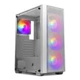  Thùng máy 1St Player V4 - Trắng | Kèm 4 fan RGB 