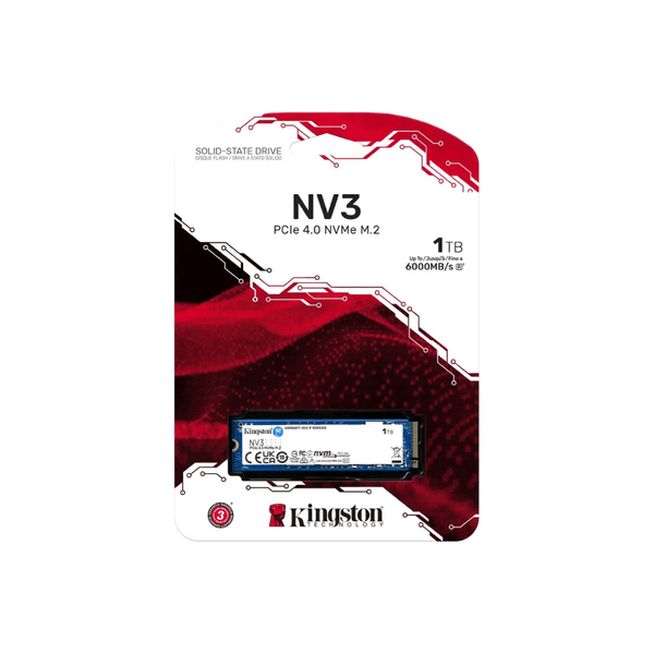  Ổ cứng SSD Kingston NV3 1TB | PCIe Gen4 x4 NVMe, M.2 2280 (SNV3S/1000G) 