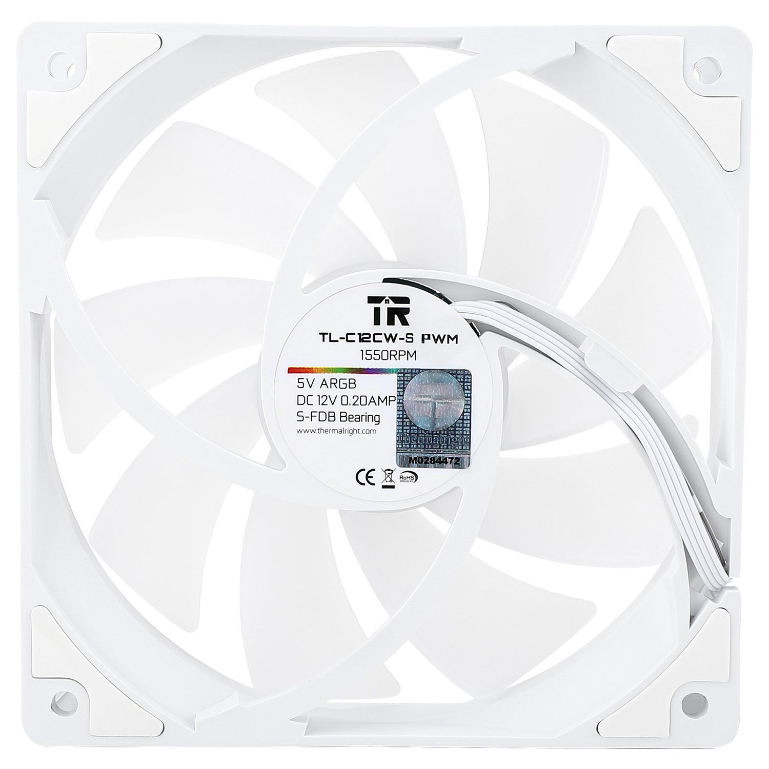 Fan Case Thermalright TL-C12CW-S - Trắng | ARGB, fan lẻ