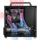 Thùng máy Jonsbo T8 Plus Black | Mini-ITX, PSU ATX 