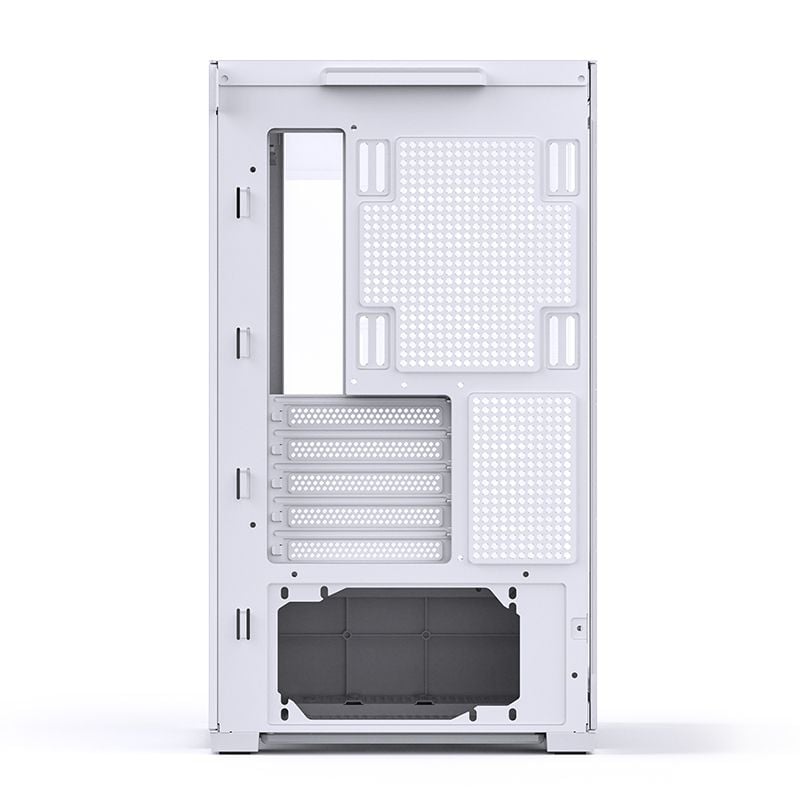 Thùng máy Case Jonsbo D300 - White | Micro-ATX, kính cong