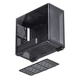  Thùng máy Jonsbo D300 - Black | Micro ATX, kính cong 