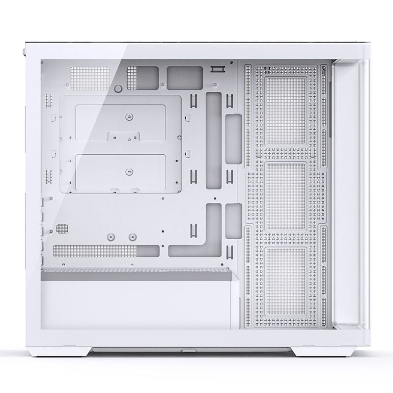 Thùng máy Case Jonsbo D300 - White | Micro-ATX, kính cong