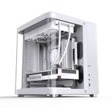  Thùng máy Jonsbo TK-1 2.0 - Trắng bạc | Micro ATX 