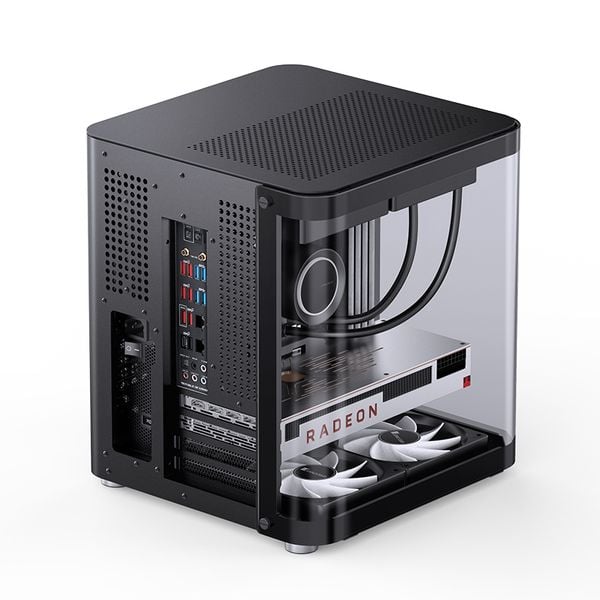  Thùng máy Jonsbo TK-1 2.0 - Đen | Micro ATX 