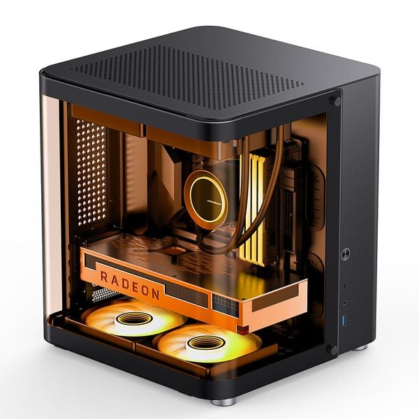  Thùng máy Jonsbo TK-1 2.0 - Đen | Micro ATX 