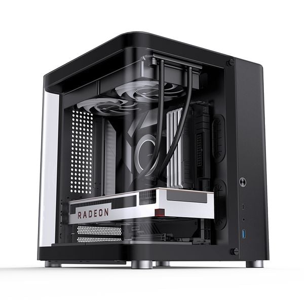  Thùng máy Jonsbo TK-1 2.0 - Đen | Micro ATX 