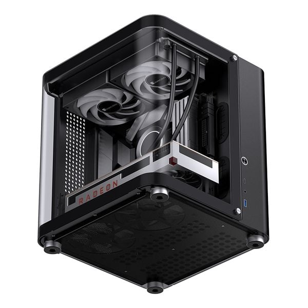  Thùng máy Jonsbo TK-1 2.0 - Đen | Micro ATX 