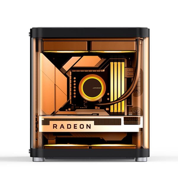  Thùng máy Jonsbo TK-1 2.0 - Đen | Micro ATX 