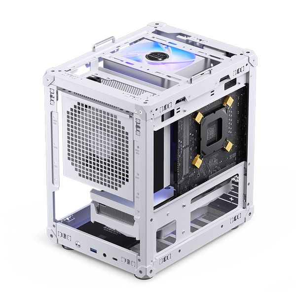  Thùng máy Jonsbo C6 Mini-ITX - White | Có tay cầm 
