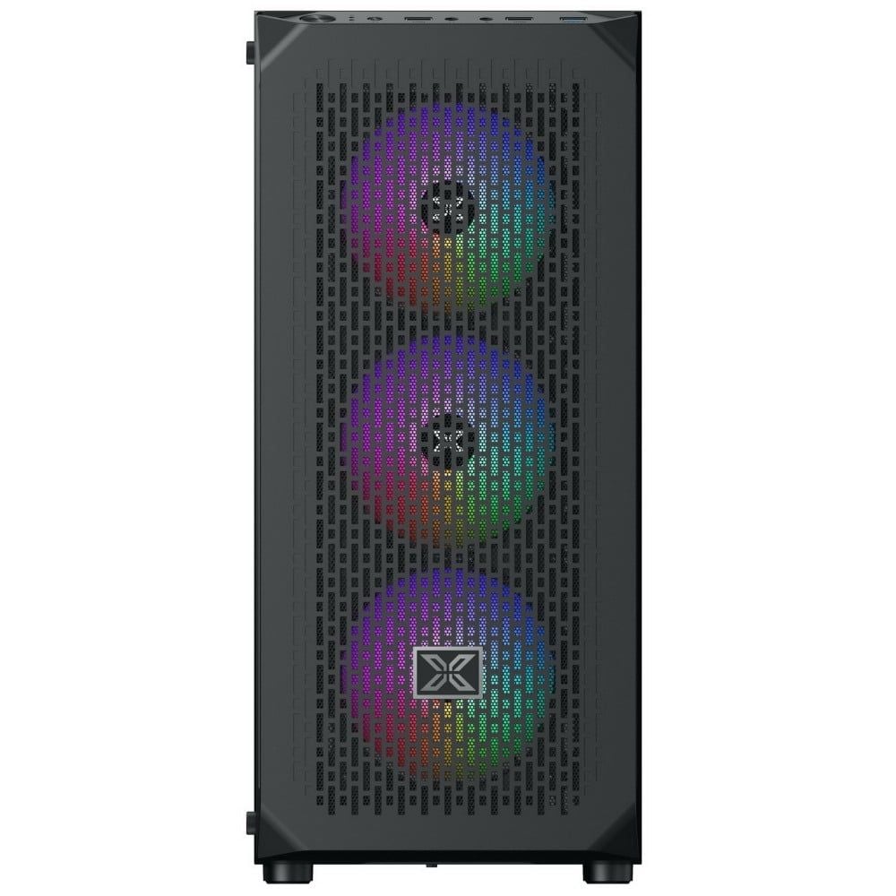 Thùng máy Case XIGMATEK Sky 3F - Đen, Kèm 3 fan RGB (EN42157)