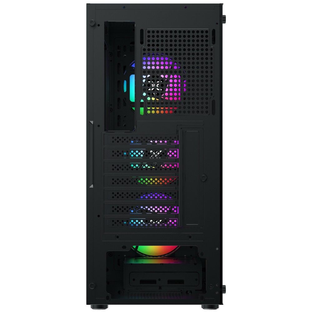 Thùng máy Case XIGMATEK Sky 3F - Đen, Kèm 3 fan RGB (EN42157)