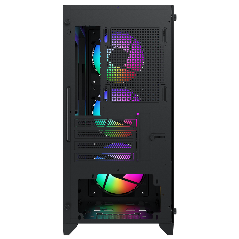 Thùng máy Case Xigmatek NYX II 3F Black | M-ATX, kèm 3 fan RGB