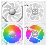  Fan Case Xigmatek StarZ Pro Artic - Trắng | ARGB, kit 3 fan 120mm 