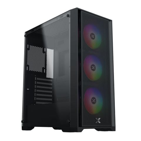 Thùng máy Xigmatek Gaming X II 3F - Black | Kèm sẵn 3 fan RGB Fixed (EN42355)