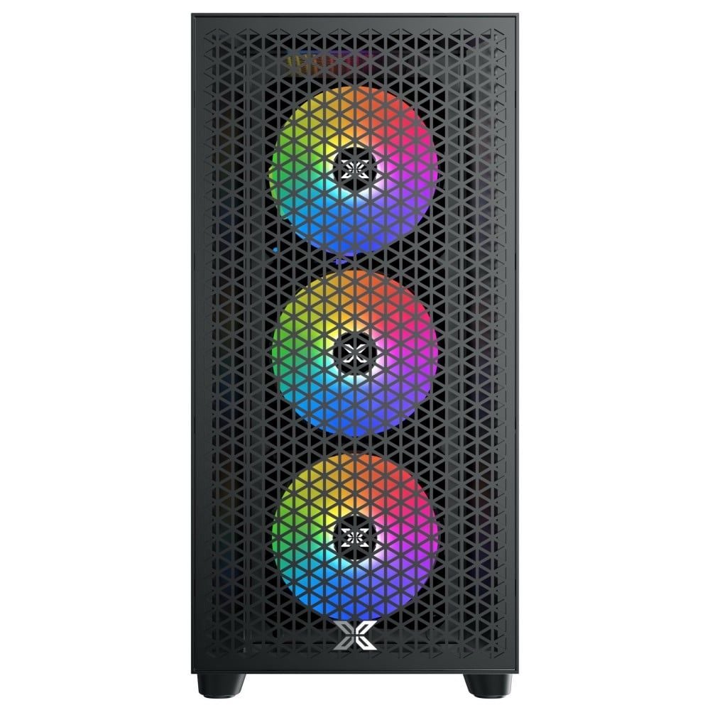 Thùng máy Case Xigmatek Gaming X III Pro 4FX (EN43116) - Đen | Sẵn 4 fan ARGB