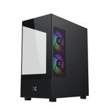 Thùng máy Xigmatek Alphard Micro ATX - Đen | Kèm sẵn 3 fan (EN 44090) 