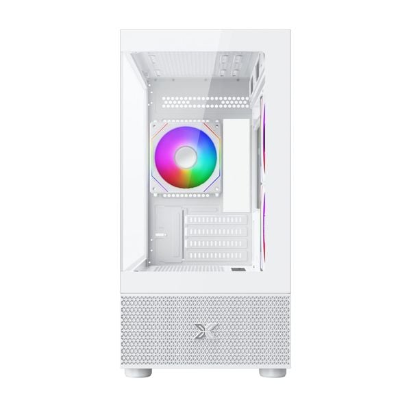  Thùng máy Xigmatek Alphard Micro ATX - Trắng | Kèm sẵn 3 fan (EN 44113) 