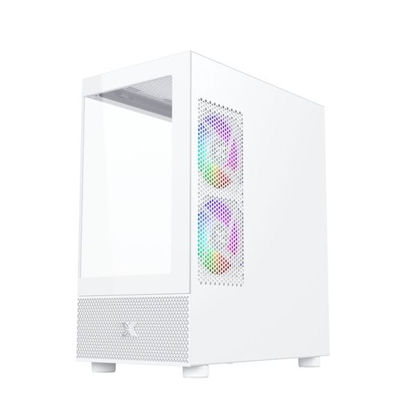  Thùng máy Xigmatek Alphard Micro ATX - Trắng | Kèm sẵn 3 fan (EN 44113) 